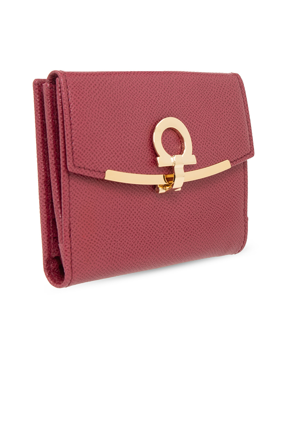 【送料&関税込】Salvatore Ferragamo Wallets Camel Salvatore Ferragamo Camel Pebble Leather Gancini Decoration